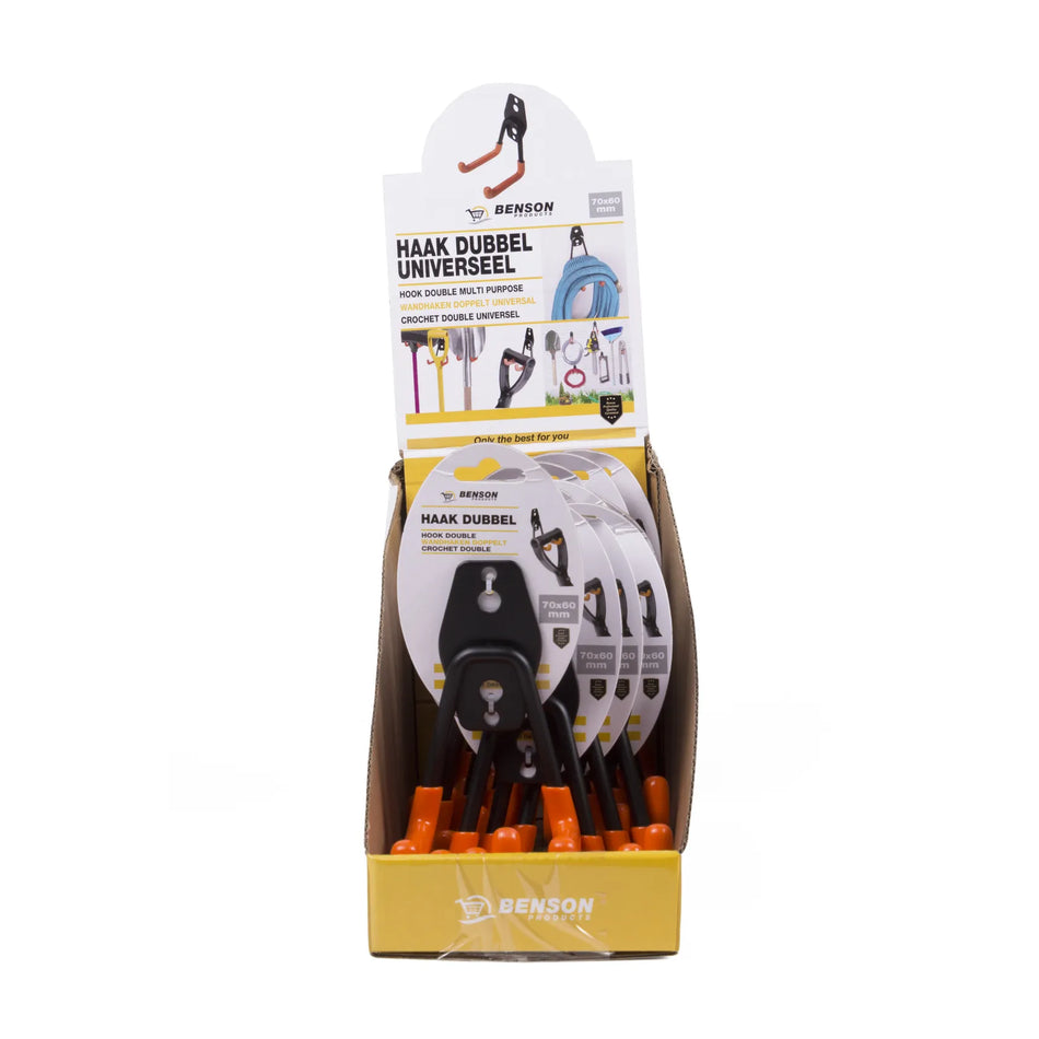 Benson Tools Haak dubbel universeel 70 x 60 mm display