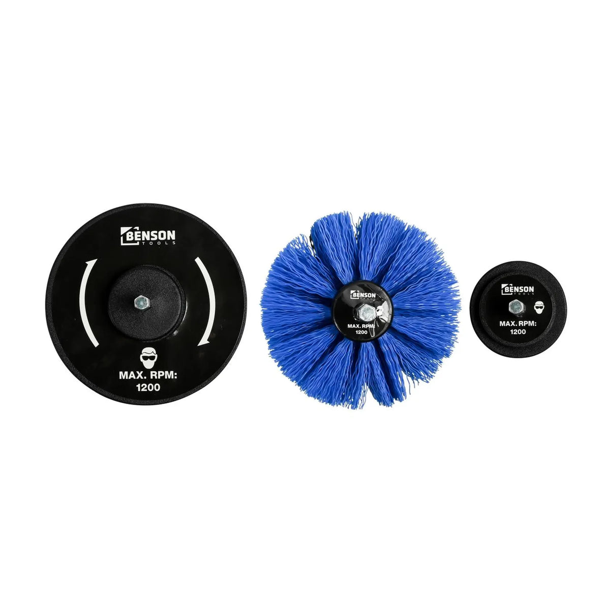 Benson Tools Borstel set voor boormachine 3 dlg