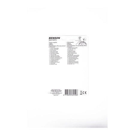 Benson Bike Parts Fietscomputer digitaal draadloos 16 functies