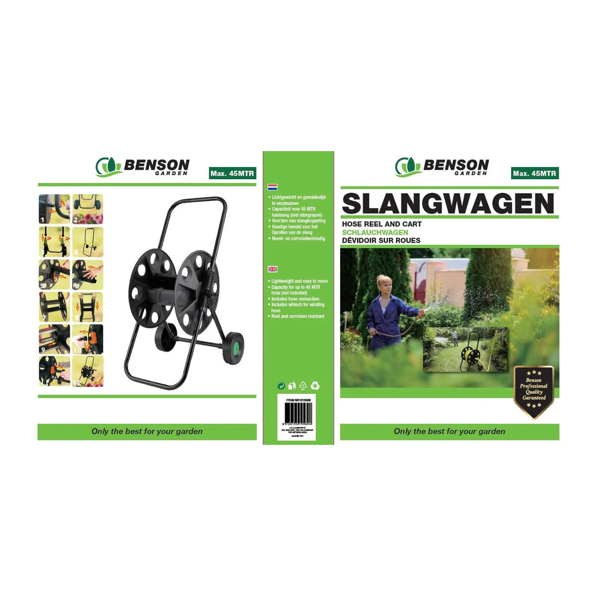 Benson Garden Slangwagen max 45 mtr