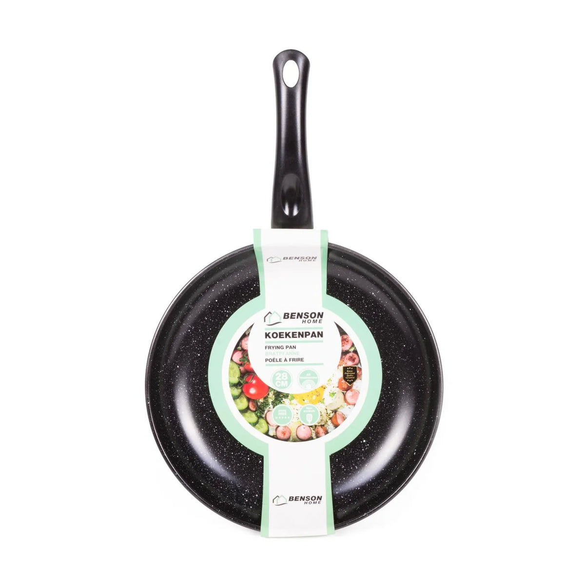 Benson Koekenpan 28 cm marble non stick coating