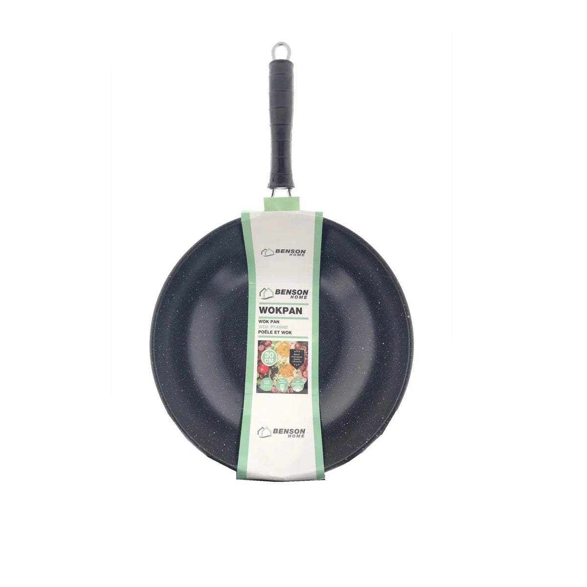 Benson Wokpan 30 cm marble non stick coating