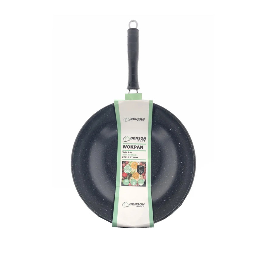 Benson Wokpan 30 cm marble non stick coating