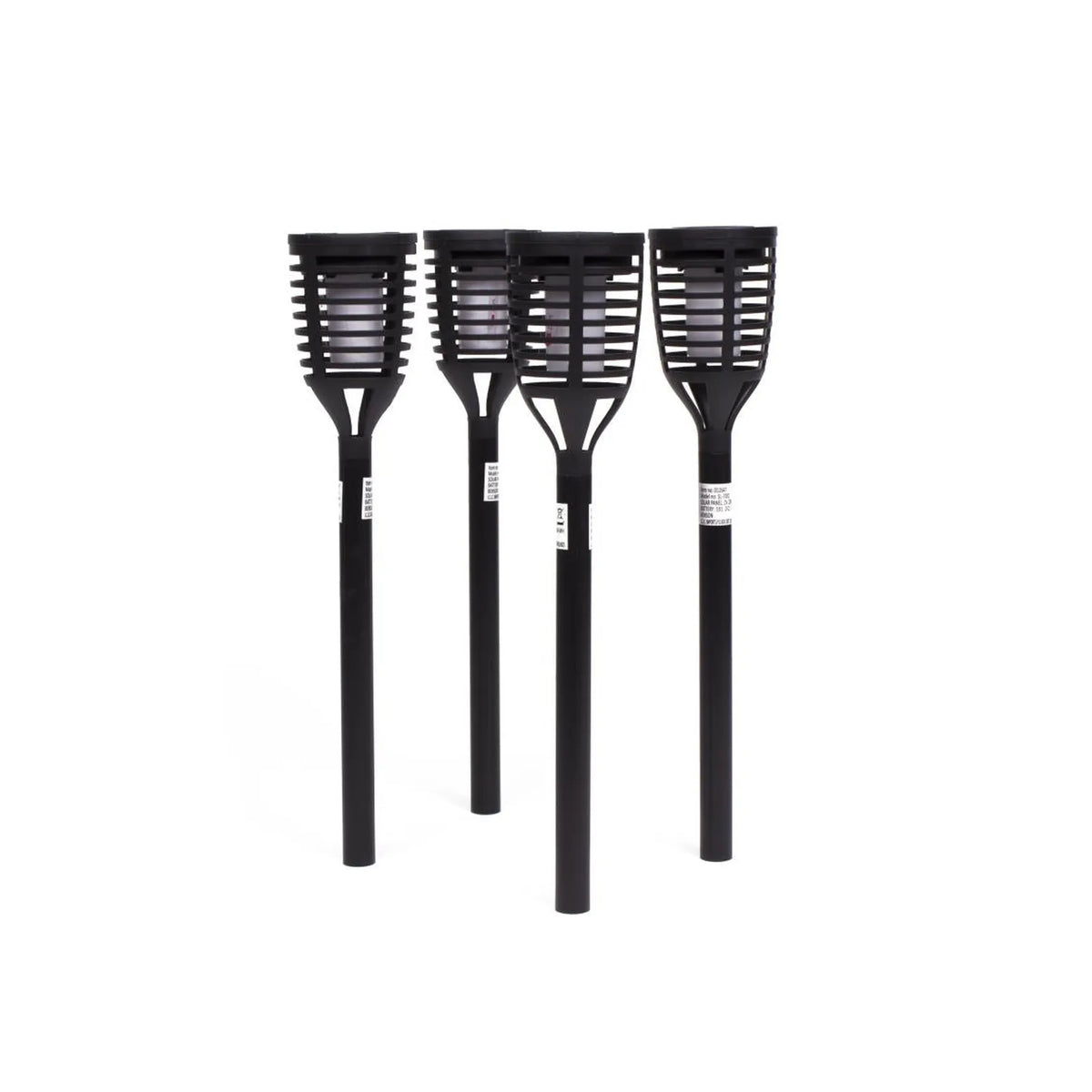 Benson Garden Tuinlamp solar fakkel 41 cm flame effect 4 dlg