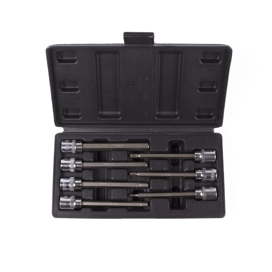 Benson Tools Doppenset verlengd inbus 7 dlg 3/8''