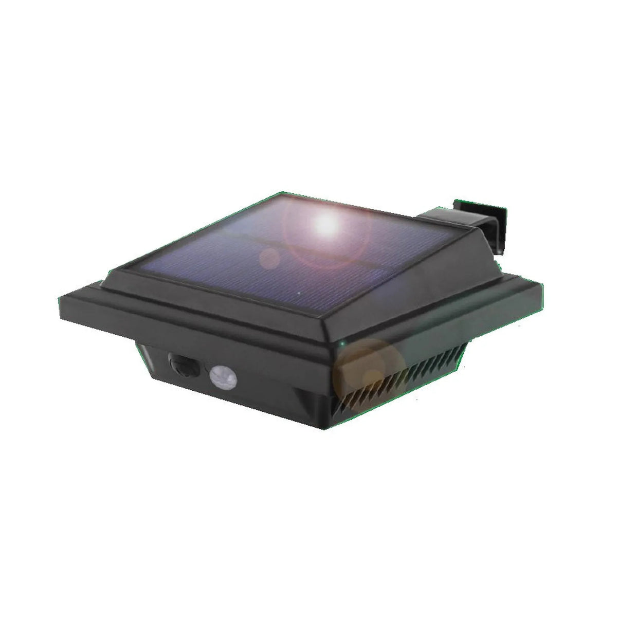 Höfftech Wandlamp plat solar LED + pir sensor IP65