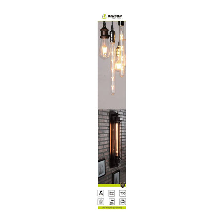 Benson Electric LED lamp buis fila spir t30 4W E27 amb 30 x 185 mm dimbaar