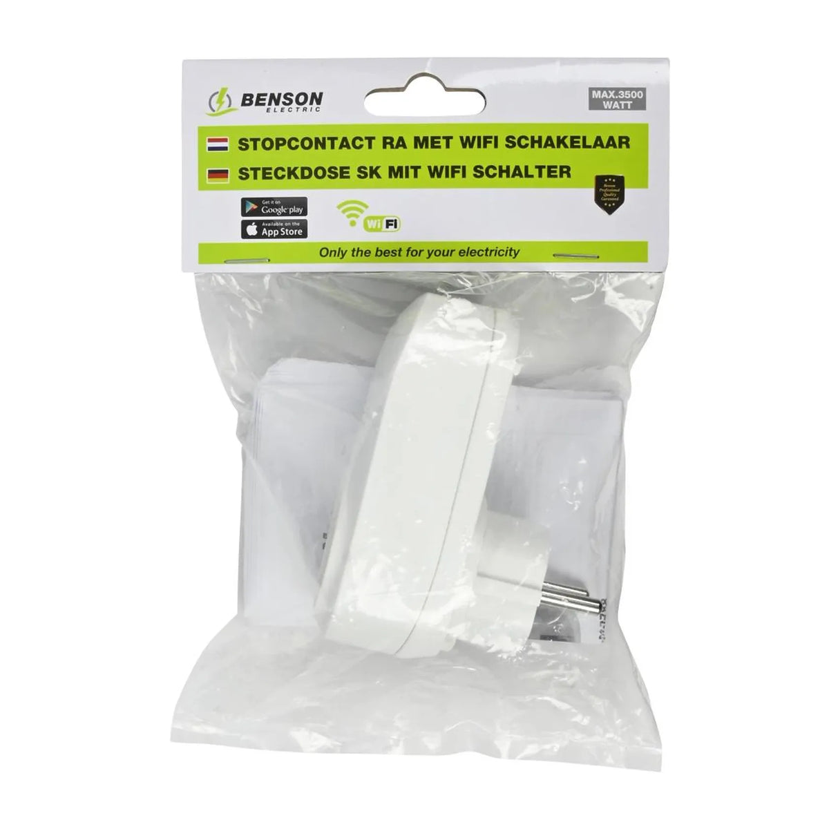 Benson Electric Stopcontact RA met wifi schakelaar