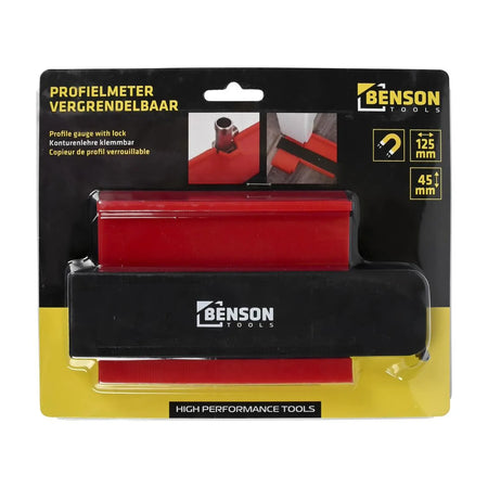 Benson Tools Profielmeter vergrendelbaar 125-45 mm