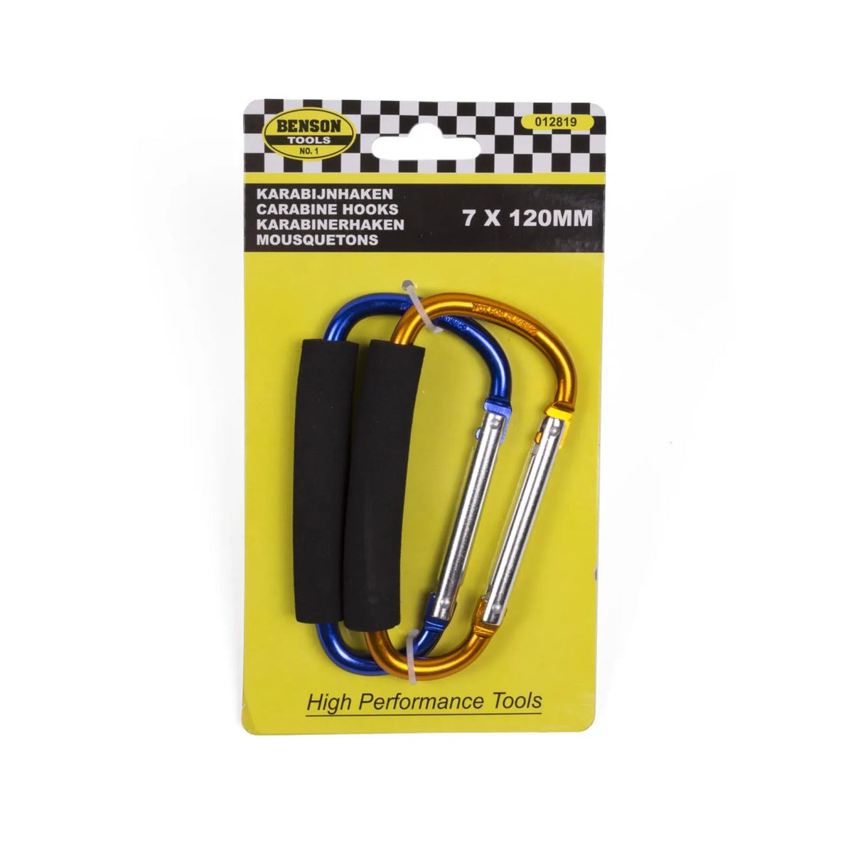 Benson Tools Karabijnhakenset 2-delig 7 x 120 mm