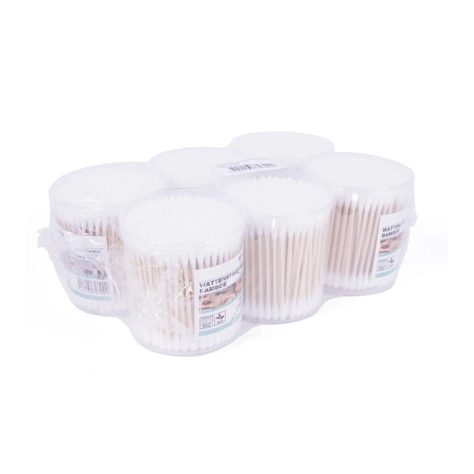 Benson Care Wattenstaafjes bamboe 200 dlg plastic doos
