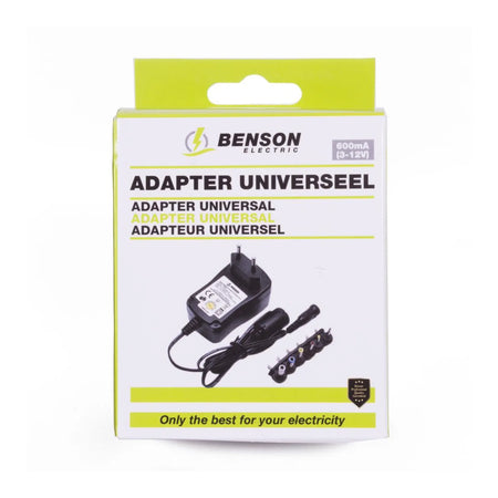 Benson Electric Adapter universeel 600 mA