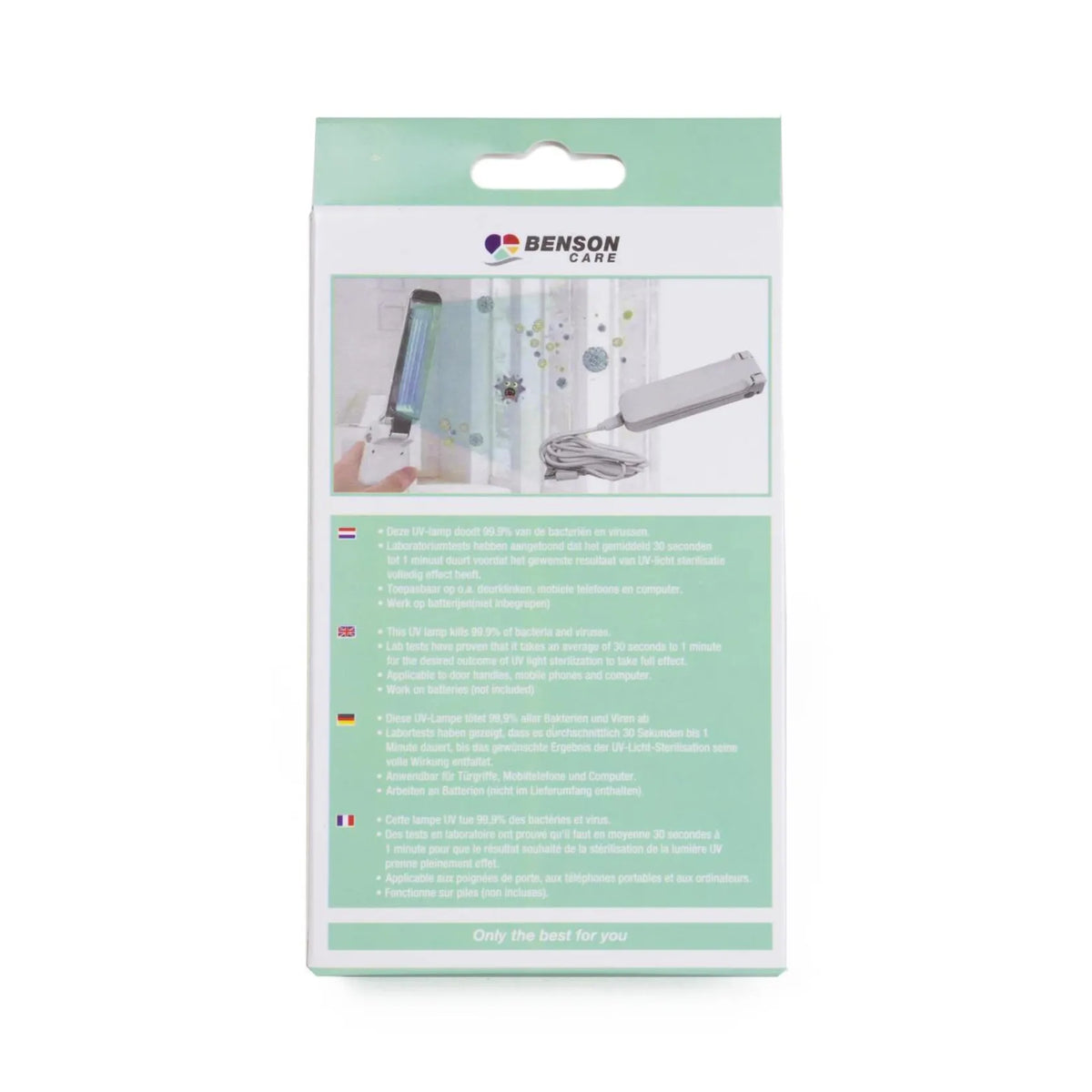 Benson Care Lamp uv-c desinfectie