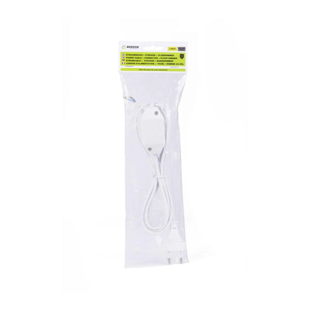Benson Electric Stroomsnoer + stekker + vloerdimmer 2 m wit