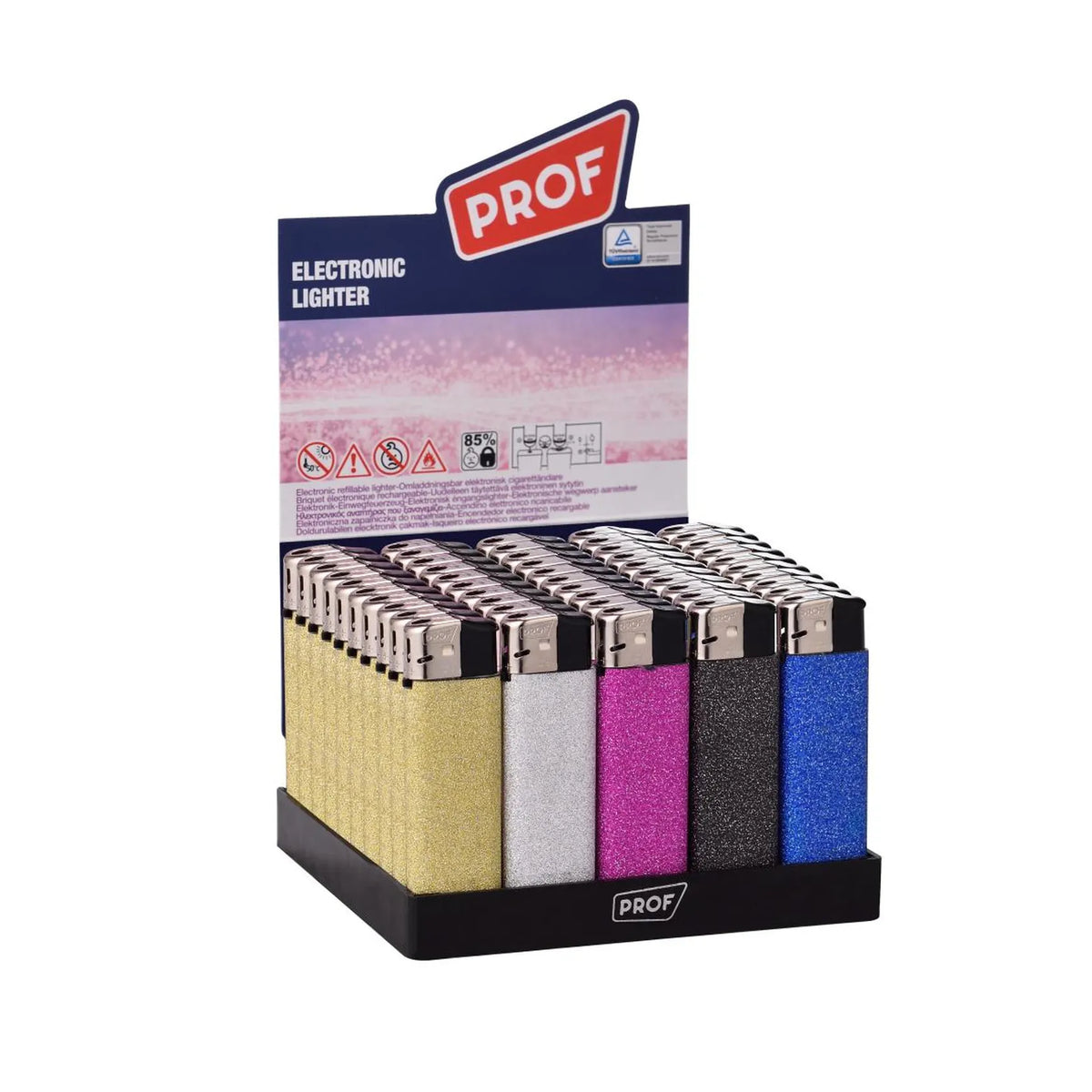 Prof Aansteker glitter new