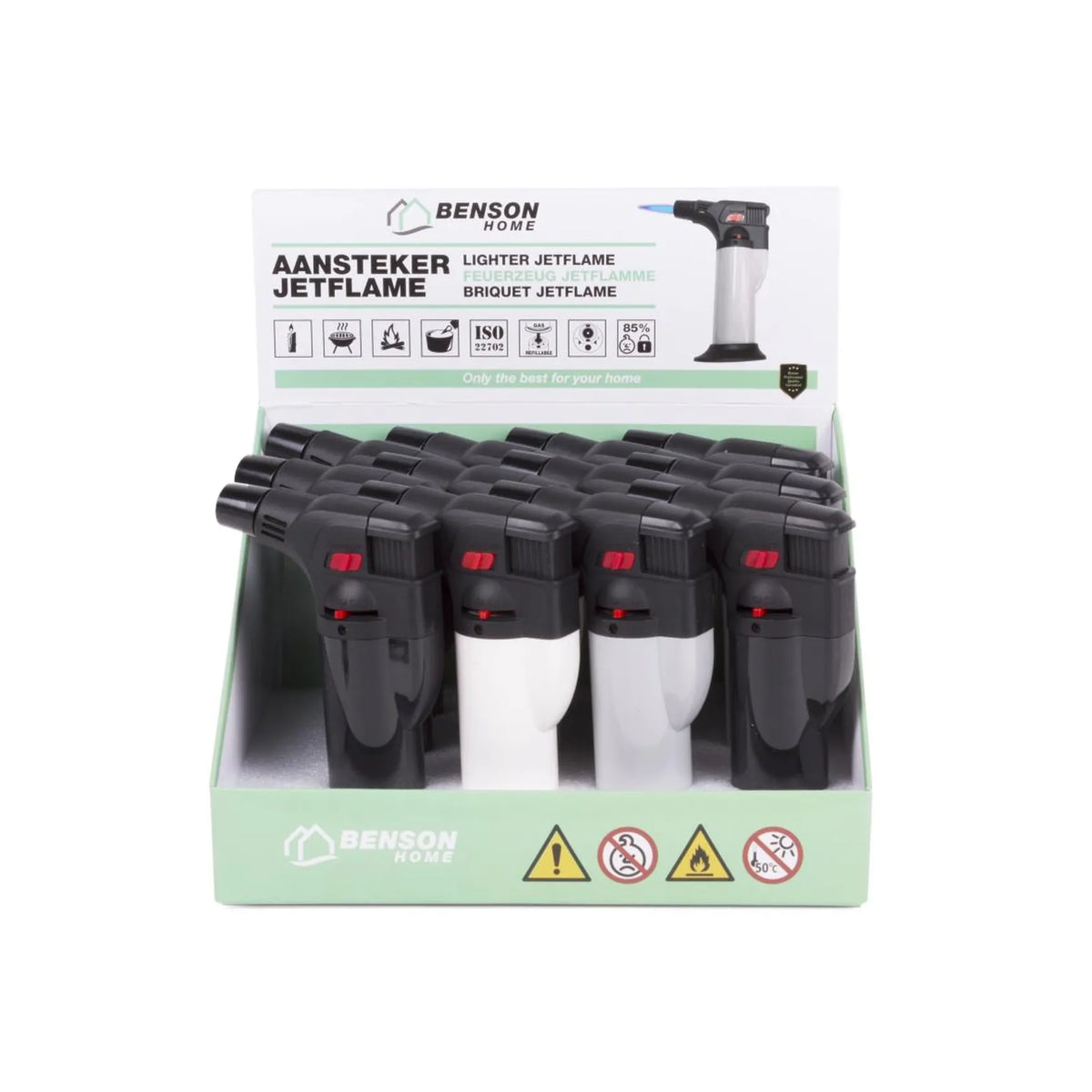 Benson Aansteker jetflame display