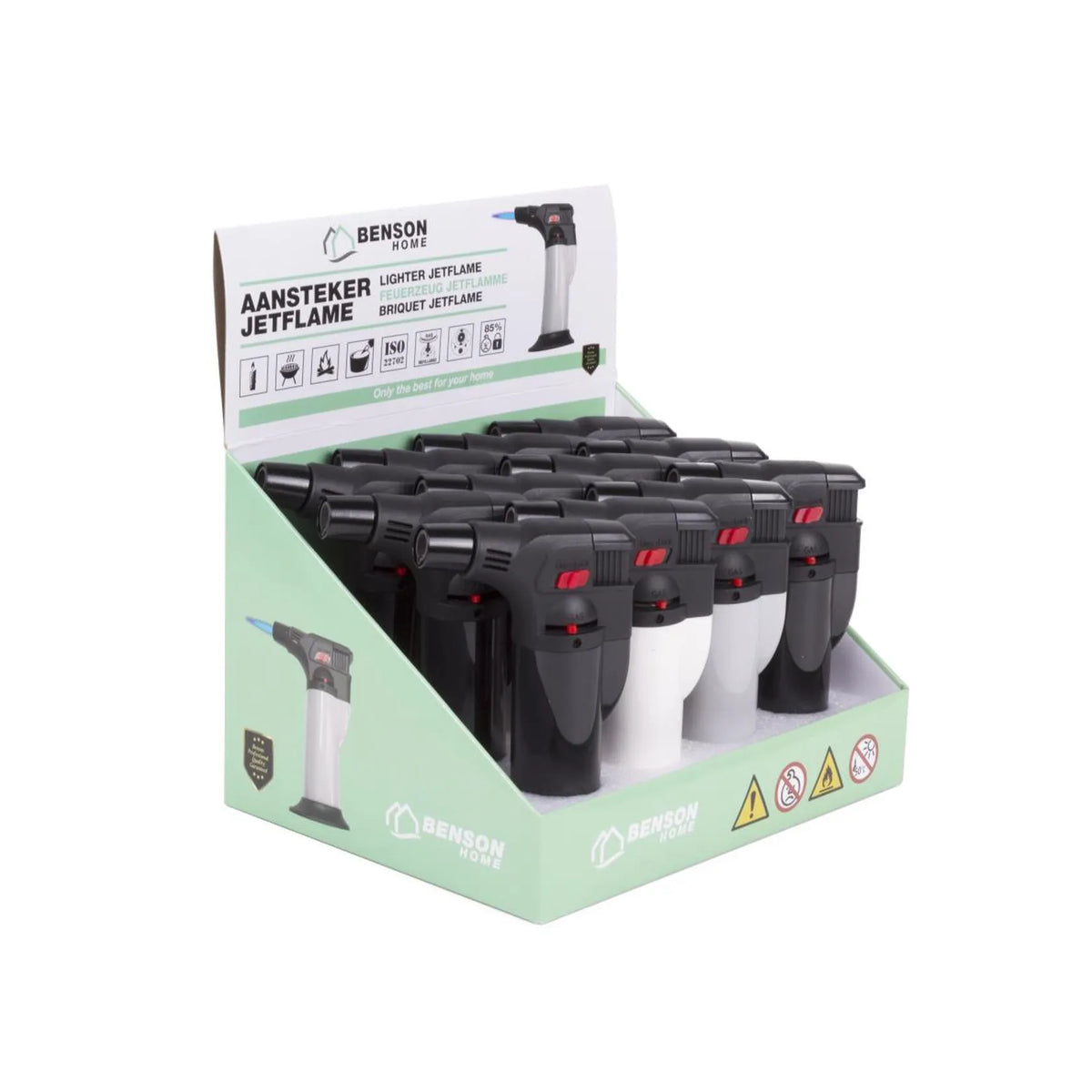 Benson Aansteker jetflame display