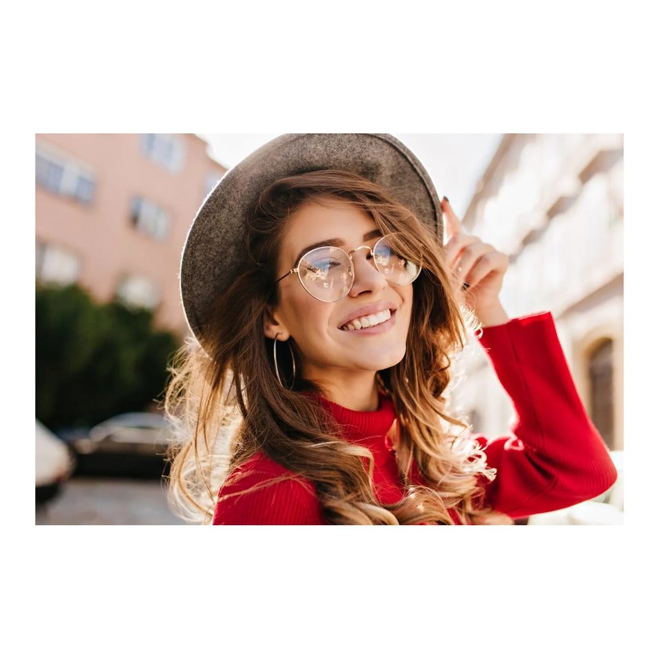 Benson Optics Leesbril rond metaal goud mix
