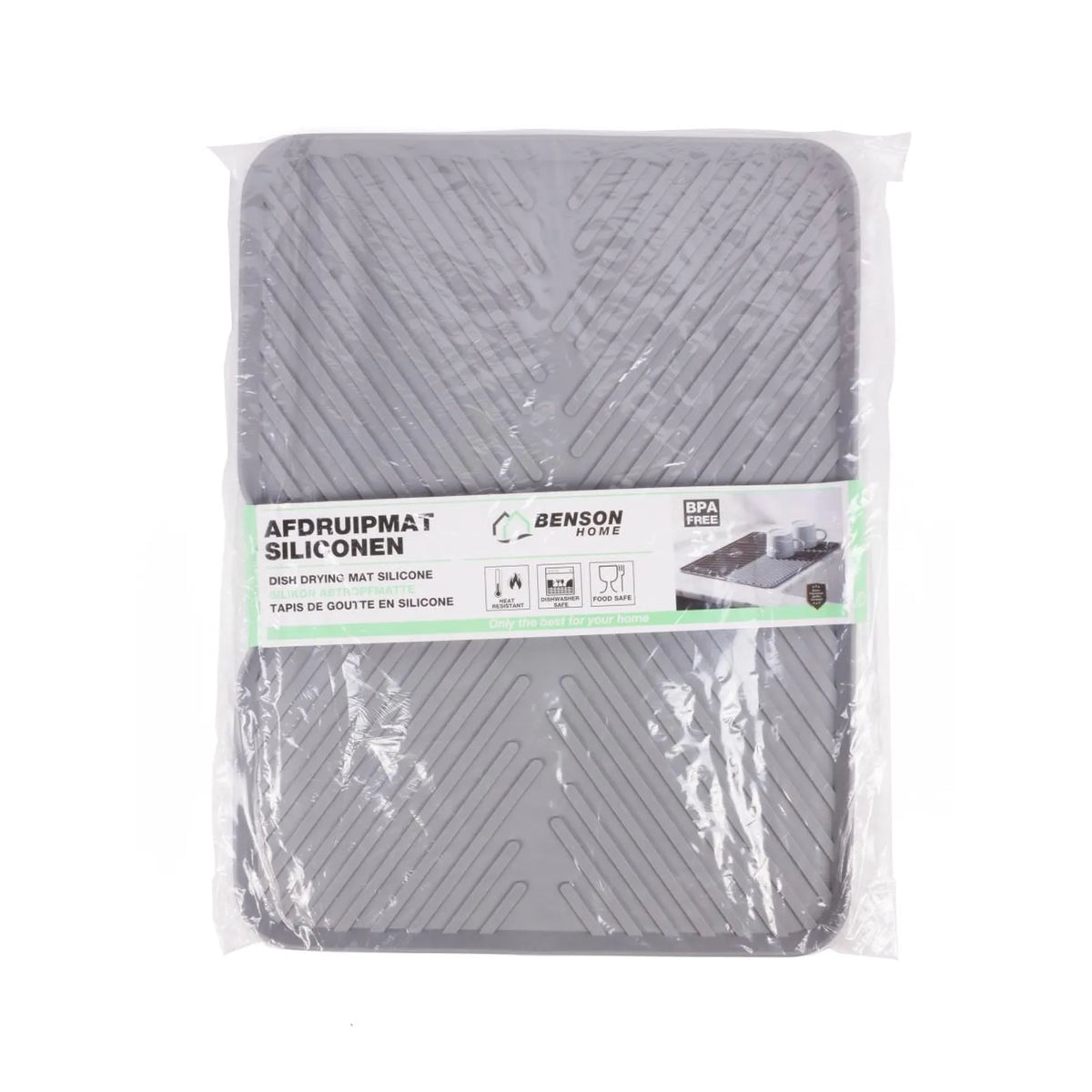 Benson Afdruipmat siliconen 40.6 x 37 cm