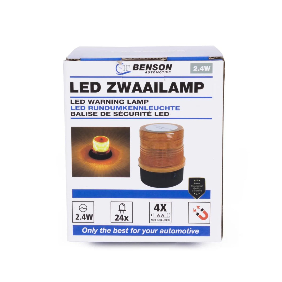 Benson Automotive LED zwaailamp oranje 2.4W