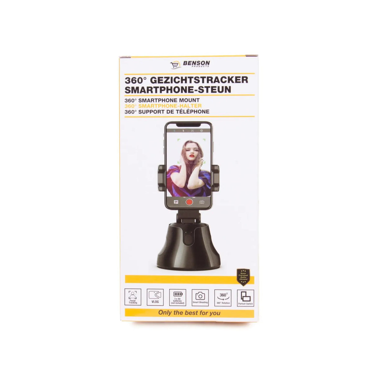 Benson Products Telefoonhouder met gezicht tracking 360°