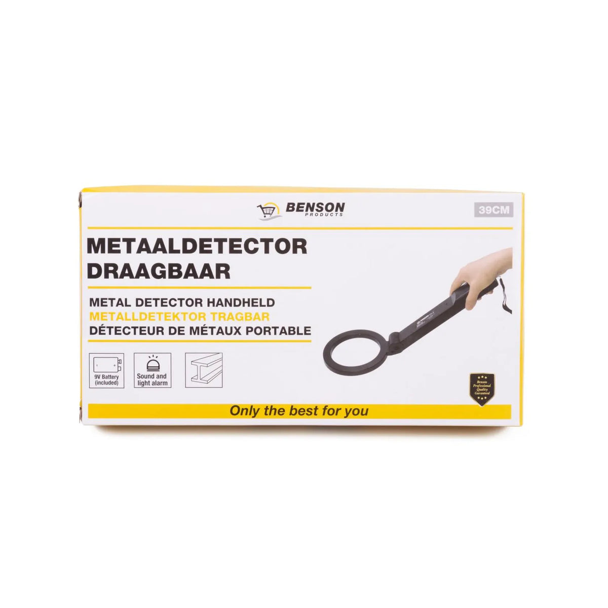 Benson Products Metaaldetector draagbaar 39 cm