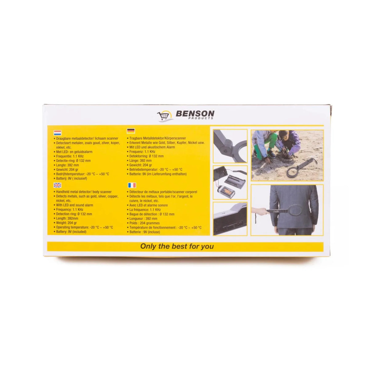 Benson Products Metaaldetector draagbaar 39 cm