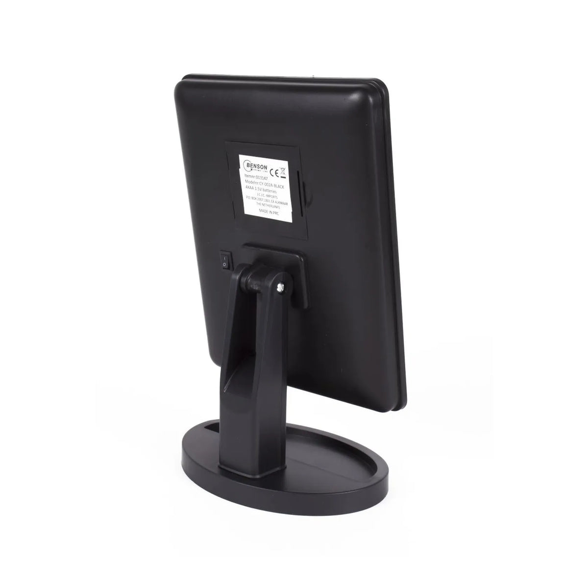 Benson Care Make-up spiegel 16 LED dimbaar zwart