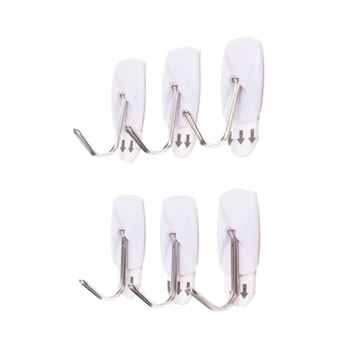 Benson Products Haak zelfklevend verwijderbaar 6 dlg 2.1 x 3 cm