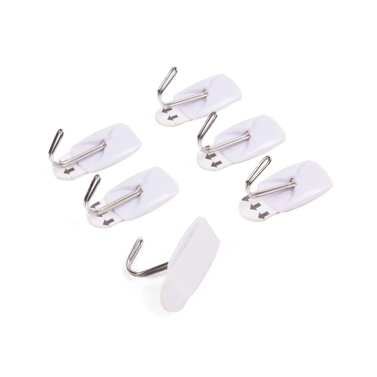 Benson Products Haak zelfklevend verwijderbaar 6 dlg 2.1 x 3 cm