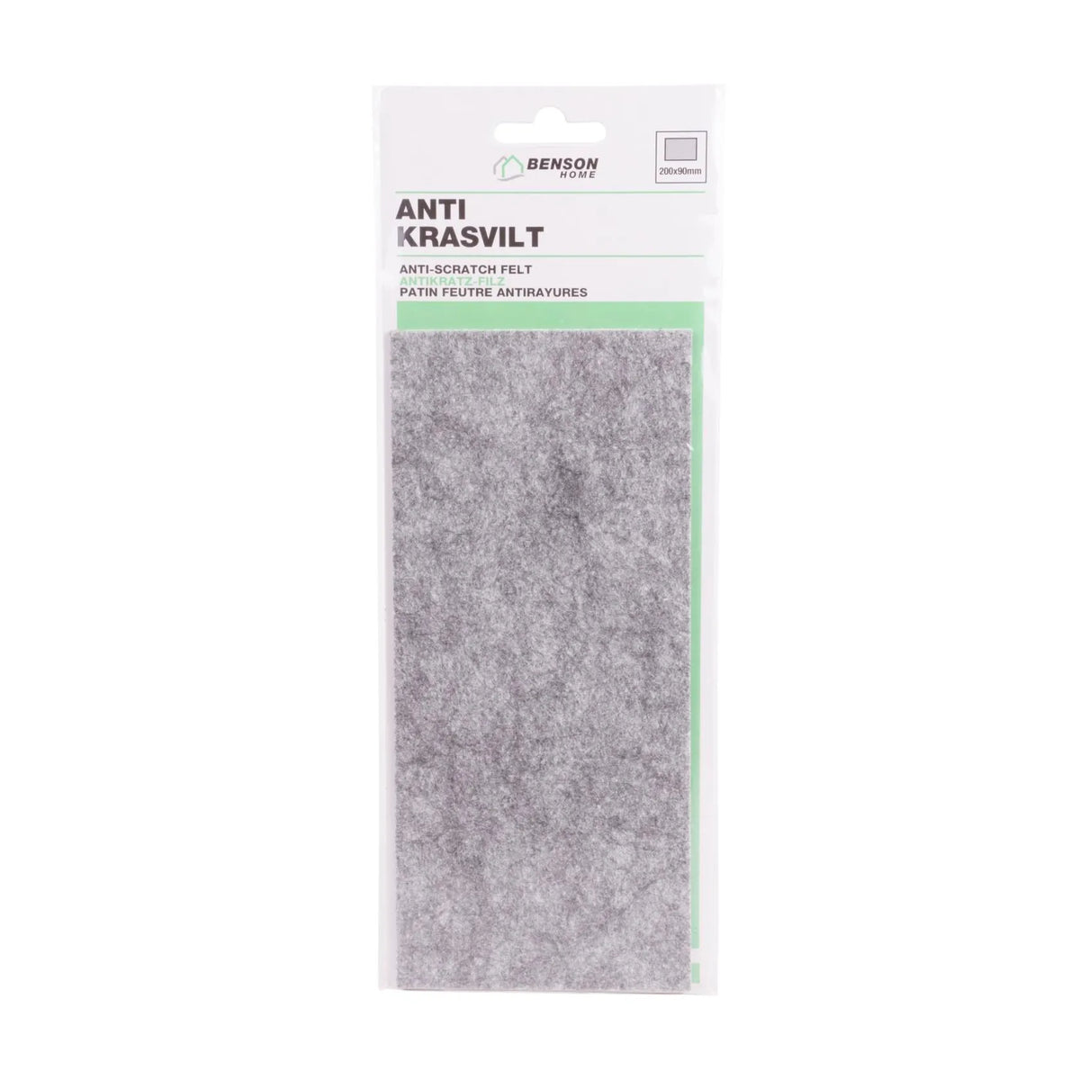 Benson Antikrasvilt 20 x 9 cm grijs