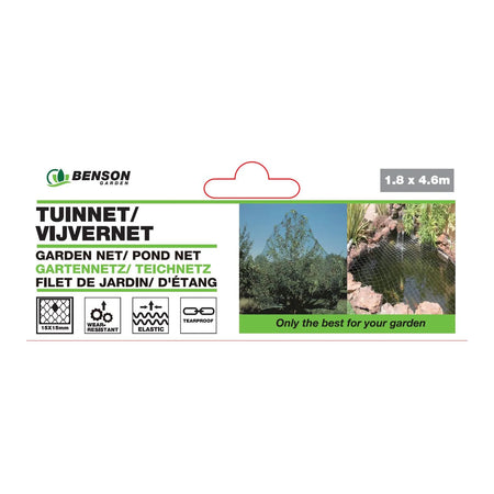 Benson Garden Tuinnet/ vijvernet 1.8 x 4.6 mtr wit