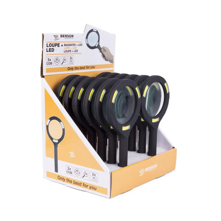 Benson Loupe 3 x COB LED display