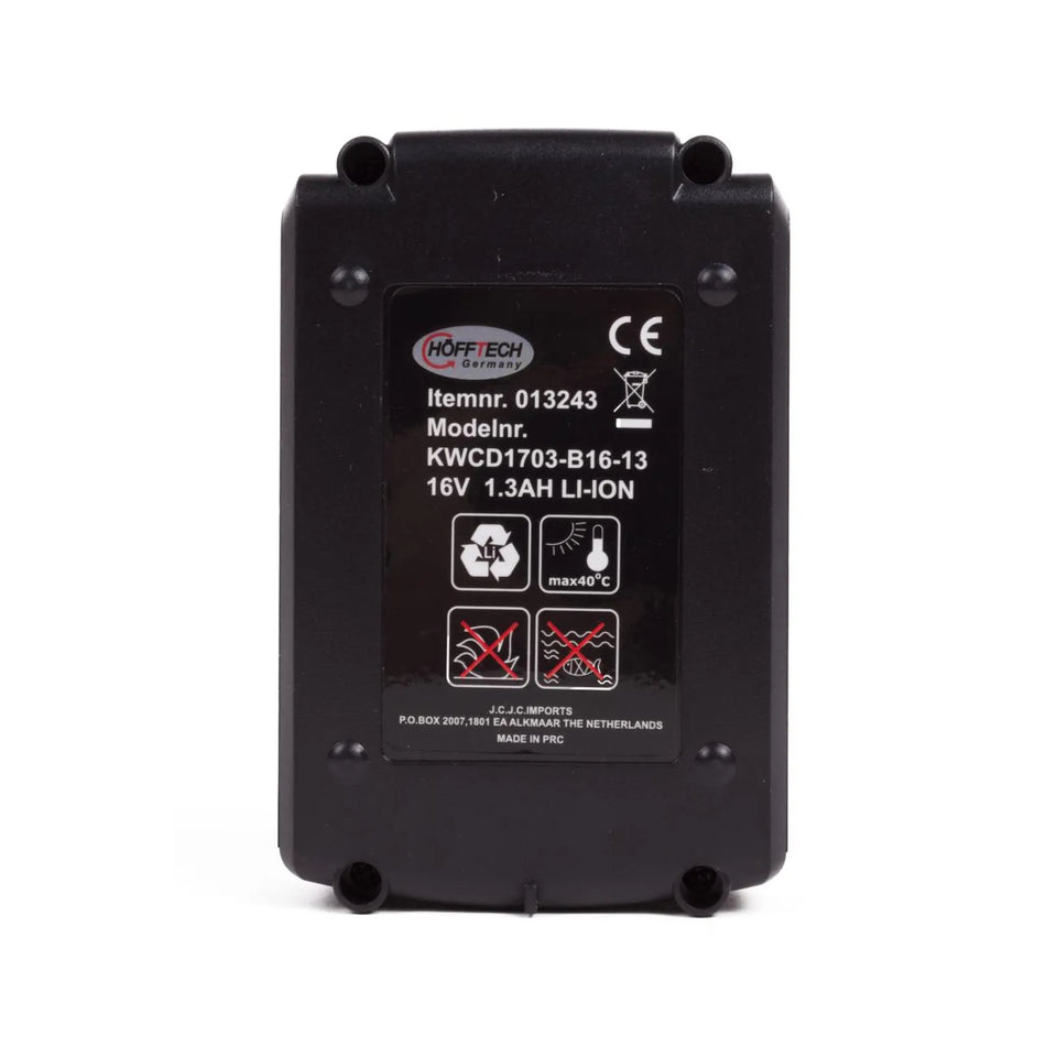 Höfftech Accu 16V 1300 mAh li-ion voor 011613