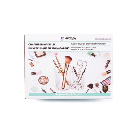 Benson Care Organizer make-up kwastenhouder transparant