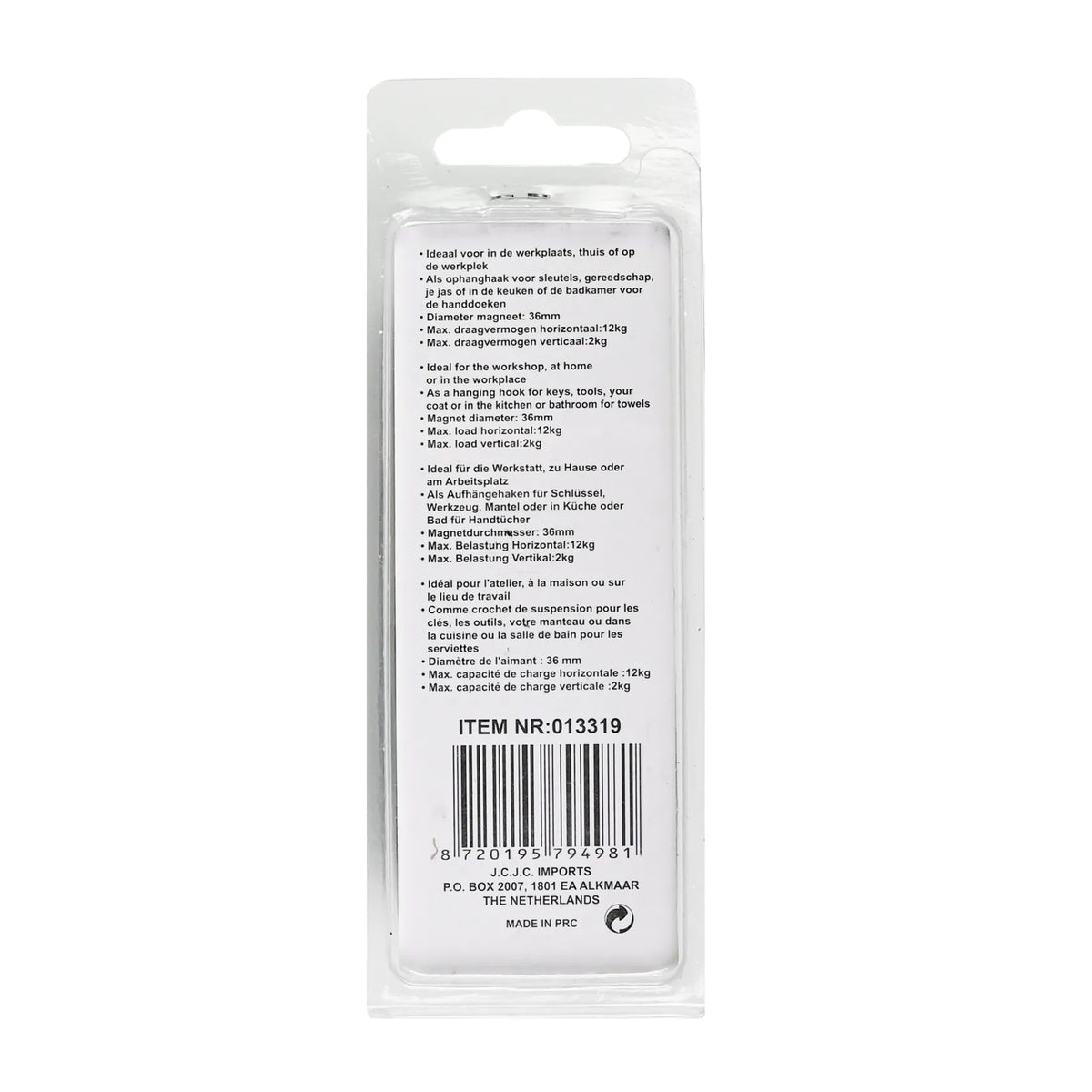 Benson Tools Magneet met haak 2 dlg