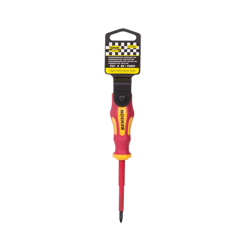 Benson Tools Schroevendraaier pozi PZ1 x 80 VDE