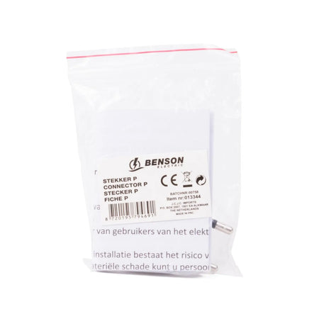 Benson Electric Stekker P grip wit