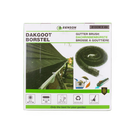 Benson Garden Dakgootborstel ø10 cm x 4 mtr