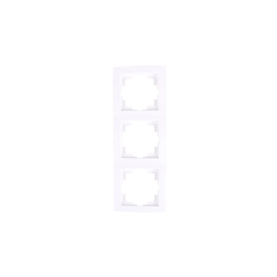 Benson Electric Afdekraam 3-voudig wit