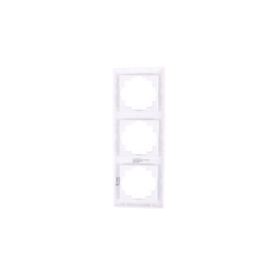 Benson Electric Afdekraam 3-voudig wit