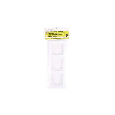 Benson Electric Afdekraam 3-voudig wit