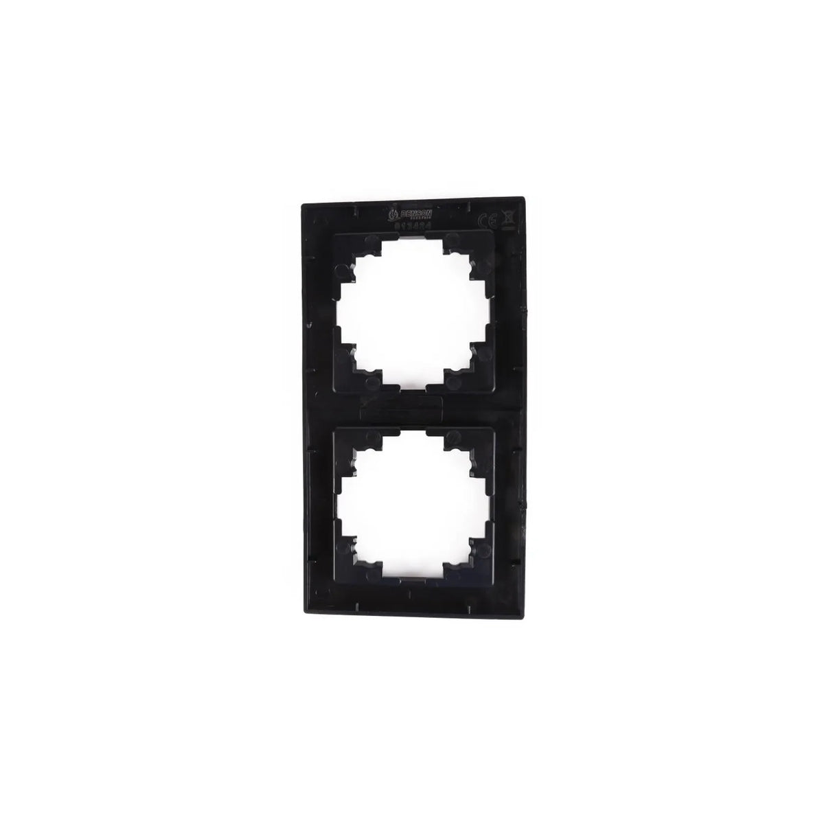 Benson Electric Afdekraam 2-voudig zwart