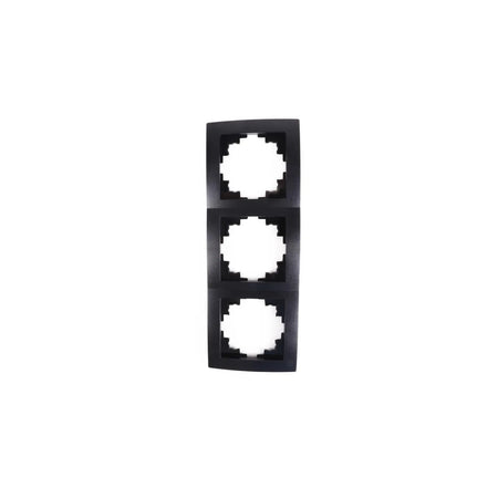 Benson Electric Afdekraam 3-voudig zwart