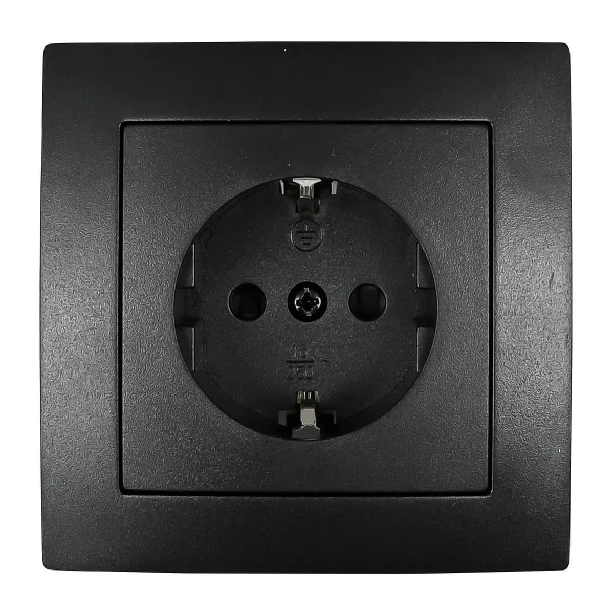 Benson Electric Stopcontact RA inbouw zwart