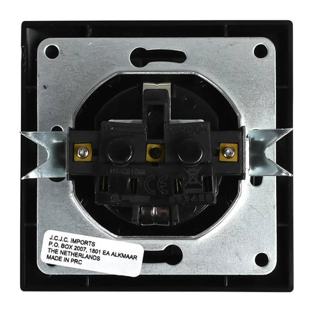 Benson Electric Stopcontact RA inbouw zwart