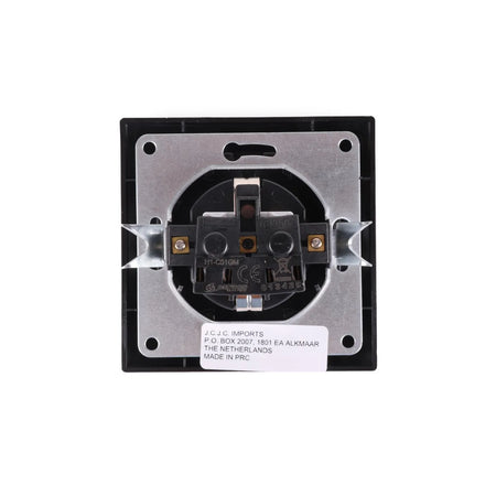 Benson Electric Stopcontact RA inbouw met USB-A/C zwart