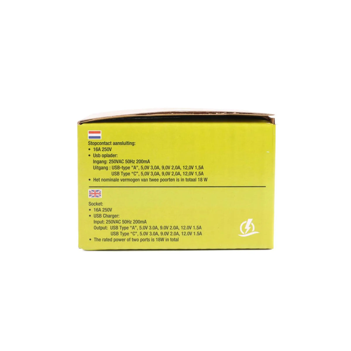Benson Electric Stopcontact RA inbouw met USB-A/C wit