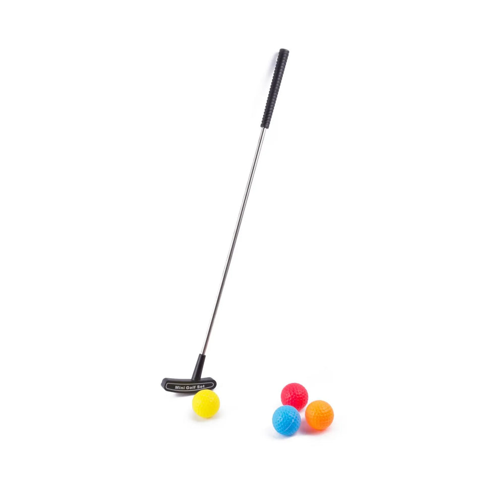Benson Outdoor Golfset putter + 4 ballen