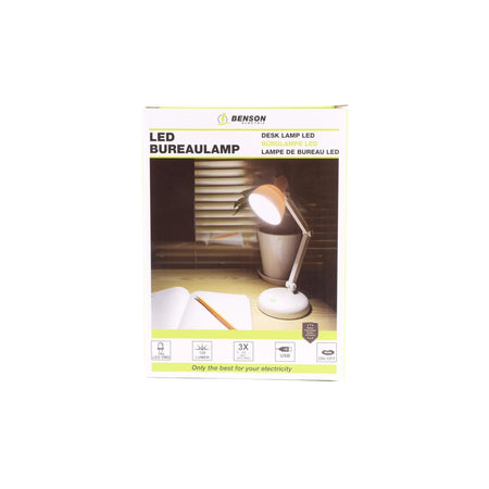 Benson Electric LED bureaulamp opvouwbaar draadloos